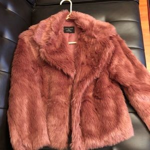 Faux fur coat - love culture